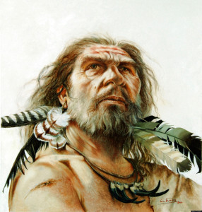 L'homme de Néandertal, vue d'artiste