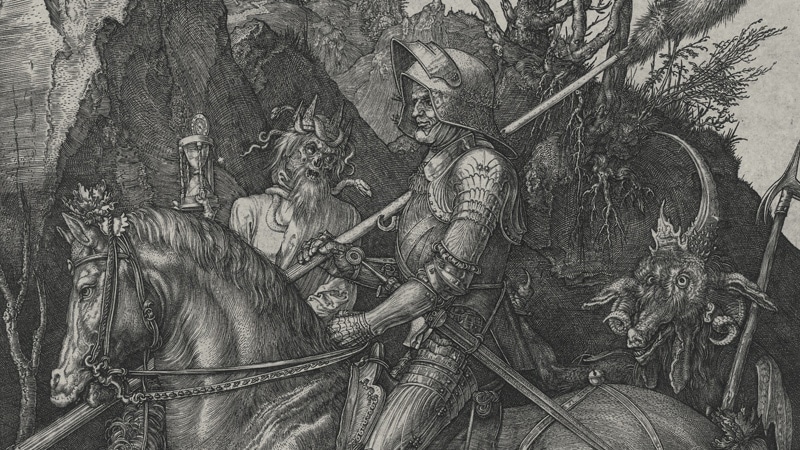 Albrecht Dürer, Le Chevalier, la Mort et le Diable (1513)