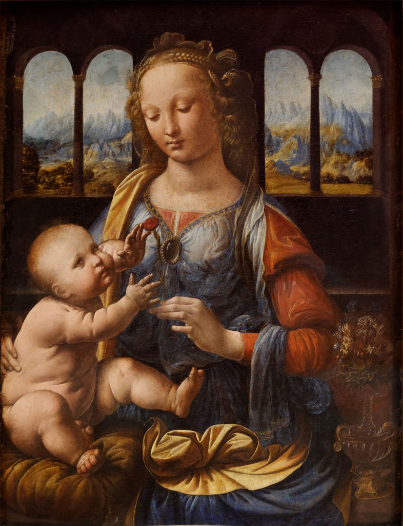 La Madone à l'œillet