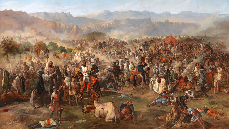 Don Diego Lopez de Haro à la bataille de Las Navas de Tolosa (16 juillet 1212)