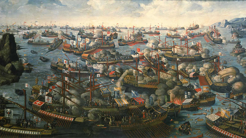 La noblesse d’Europe à la bataille de Lépante (7 octobre 1571)
