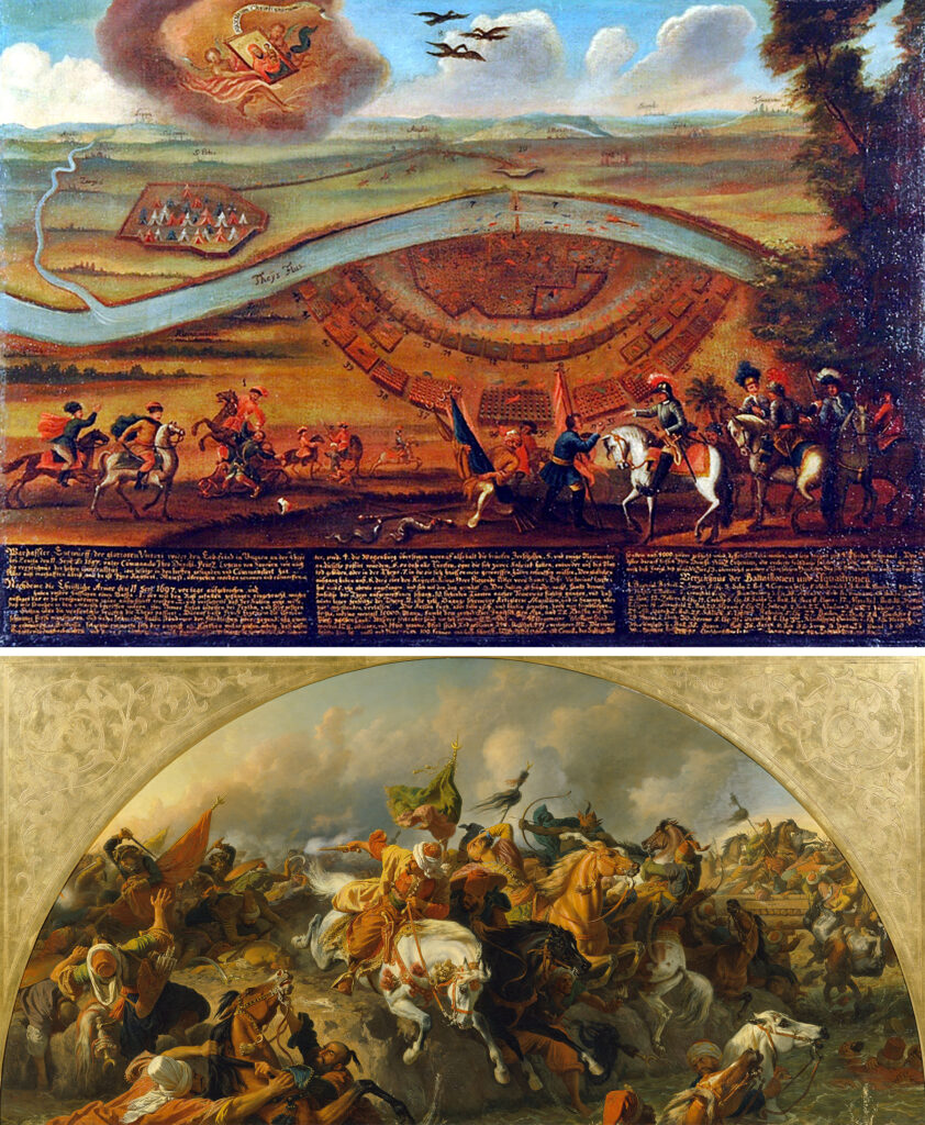 Karl von Blaas, Die Schlacht bei Zenta 1697