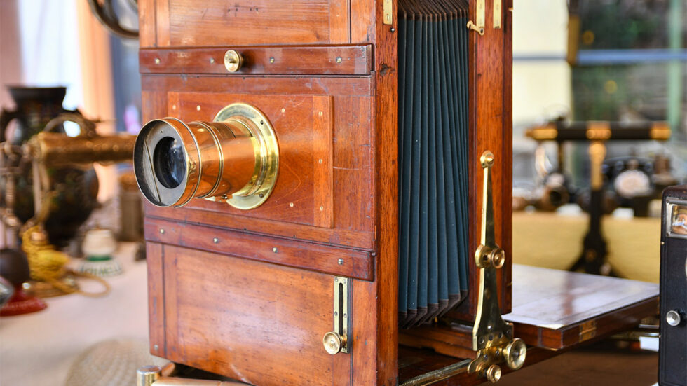 Chambre Photographique De Studio époque Collodion - Format 13x18cm
