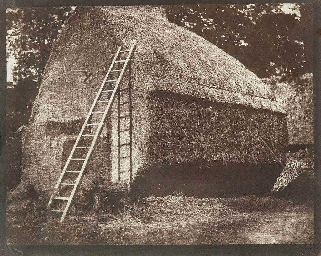 William Henry Fox Talbot, La Meule de foin, 1844, calotype, 16 x 21 cm