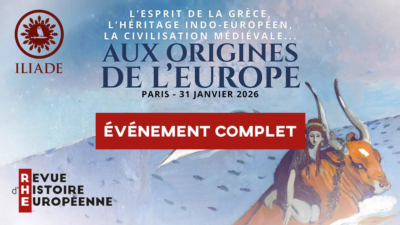 Séminaire « Aux origines de l’Europe » le 31 janvier à Paris Séminaire « Aux origines de l’Europe » le 31 janvier à Paris