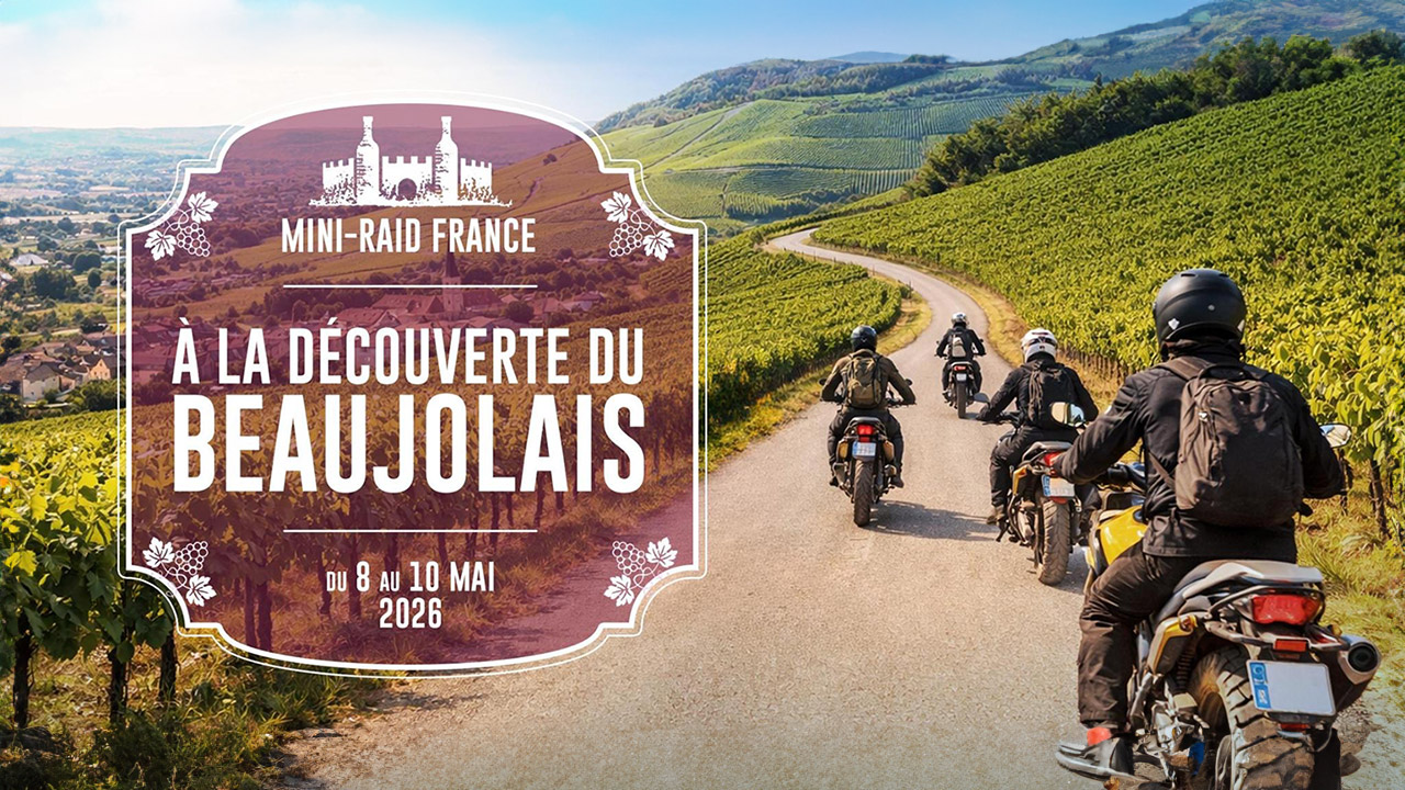 Raid Motodysseus « Terroir Beaujolais – Gamay, forêts et châteaux » 2026 Raid Motodysseus « Terroir Beaujolais – Gamay, forêts et châteaux » 2026